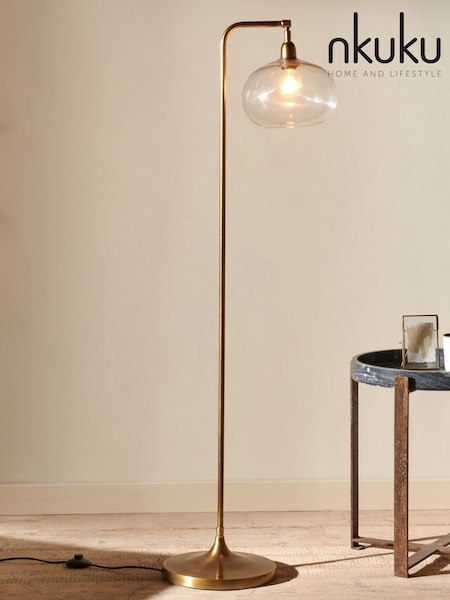 Nkuku Mulia Glass Floor Lamp