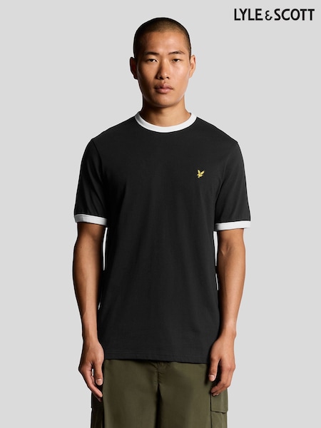 Lyle & Scott Blue Ringer T-Shirt (Y48943) | £31