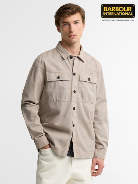 Beige - Regular Barbour® International Arlo Overshirt