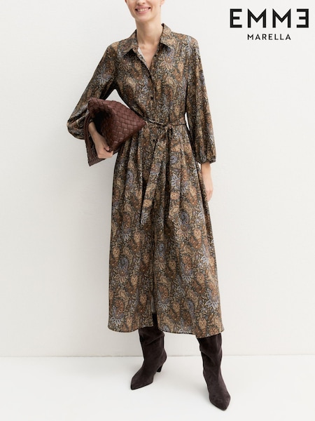 Brown - Emme Marella Emmpasso Dress