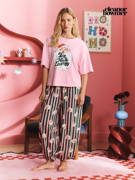 Pink/Green - Eleanor Bowmer Big Nick Energy Balloon Pyjamas