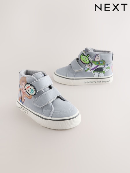 Grey - Toy Story Touch Fastening Hi-top Trainers