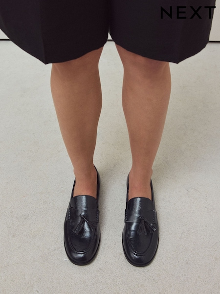 Navy - Forever Comfort® Tassle Penny Loafers