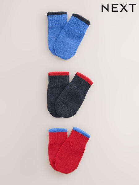 Red/Blue - Magic Mitts Gloves 3 Pack (3mths-6yrs)