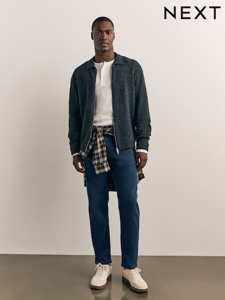 Dark Blue - Slim Fit Comfort Stretch Jeans