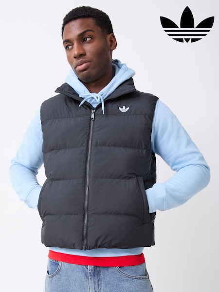 Black - Regular Adidas Originals Down Regen Puffer Gilets