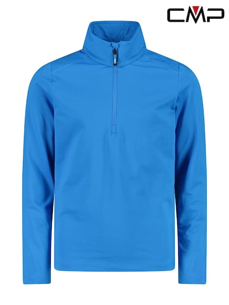 Blue - Cmp 1/4 Zip Basic Fleece