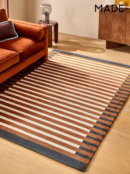 Made.com Lois Stripe Rug