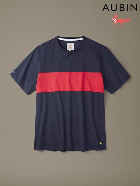 Blue - Regular Aubin Blue Santon Relaxed T-shirt
