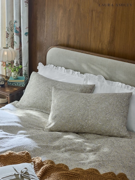 Set Of 2 Elmdon Cotton Gauze Pillowcases