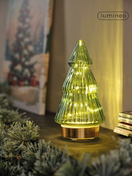 Lumineo Glass Led Christmas Tree Decoration