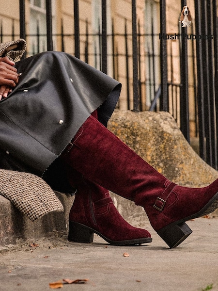 Red - Hush Puppies Heidi Boots