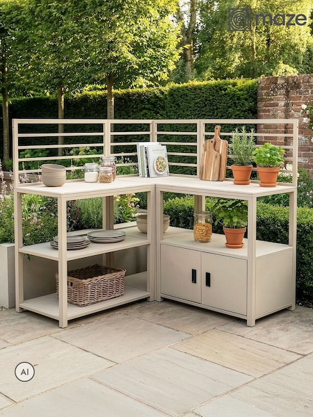 Maze 3 Piece Sicily Corner Outdoor Kitchen Top