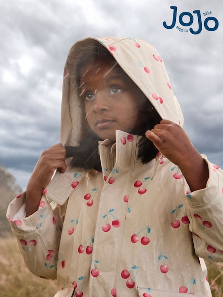 Stone Cherry - Jojo Maman Bébé Waterproof Cosy Lined Fisherman Jacket