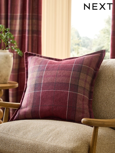 Brushed Check Cushion