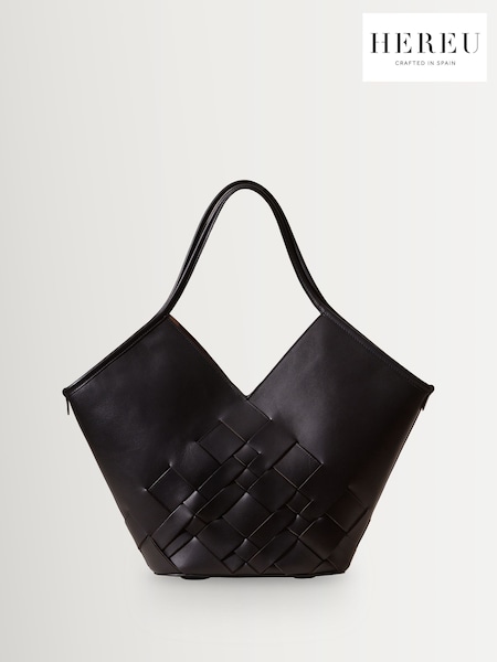Black - Hereu Studio Coloma Leather Bag