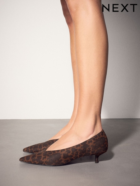 Leopard - Forever Comfort® Court Kitten Heels