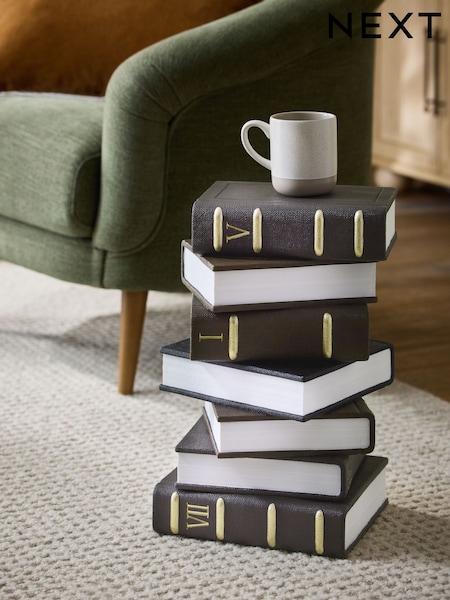 Books Resin Side Table