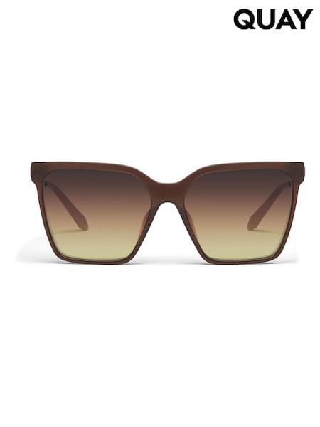 Brown - Quay Level Up Remixed Sunglasses
