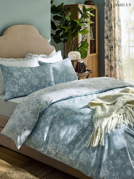 Aneta Floral 100% Cotton Duvet Cover And Pillowcase Set