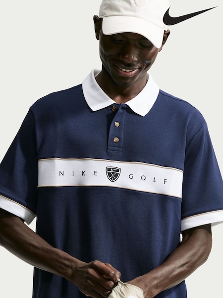 Blue - Regular Nike Fairway Fresh Dri-fit Golf Polo Shirt