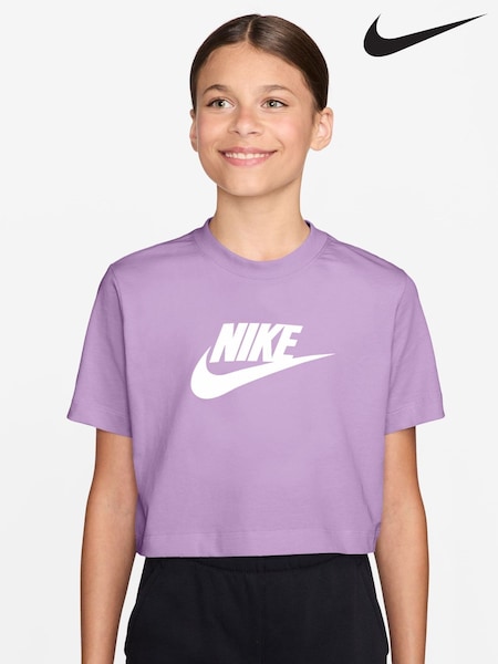 Violet Purple - Nike Cropped T-shirt