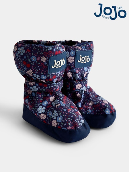 Navy Blue - Jojo Maman Bébé Fleece Lined Boots