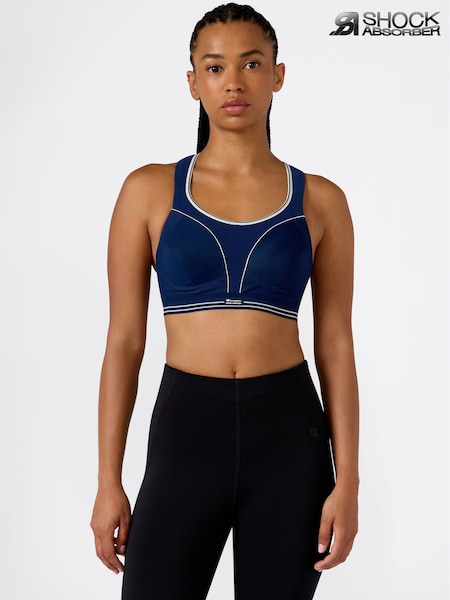 Blue - Shock Absorber Ultimate Run Bra