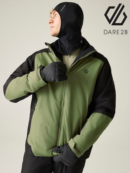 Black/Martini Olive - Regular Dare 2b Precision Ii Waterproof Ski Jacket
