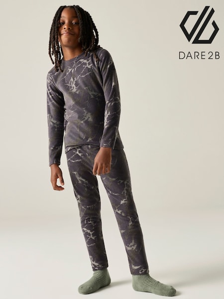Grey - Dare 2b Kids Thermal Baselayer Set