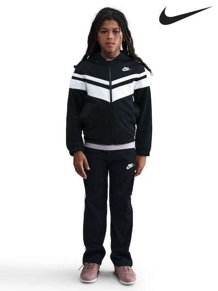 Black - Nike Dri-fit Hooded Tracksuit