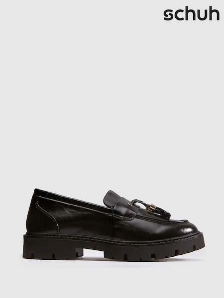Black - Schuh Livvy Tassel Loafers