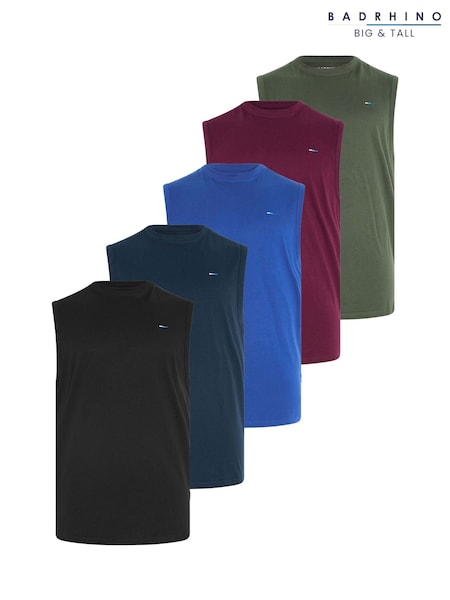 Iceberg Green - Long Badrhino Big & Tall Muscle Vest