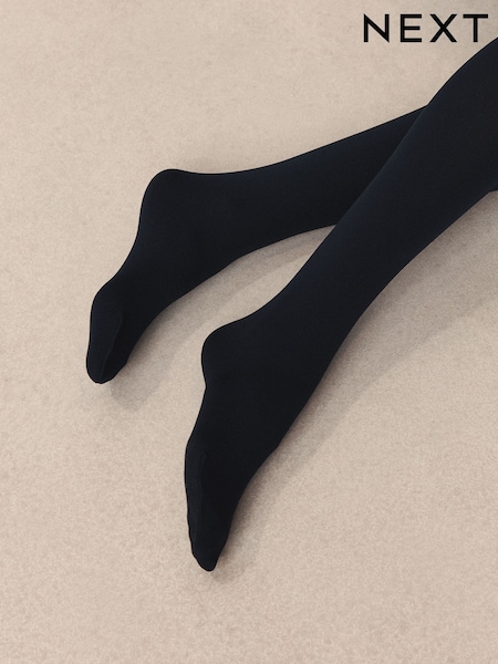 Dark Navy Blue - Fleece Lined Thermal Tights