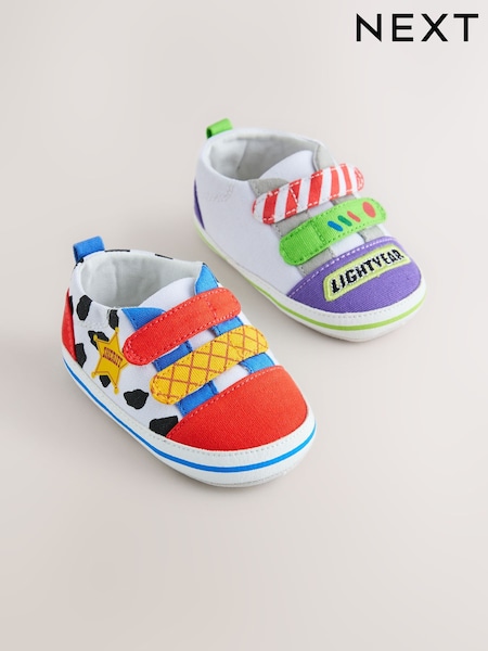 Multi - Toy Story Touch Fastening Baby Trainers (0-2mths)