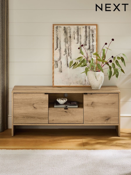 Edison Oak Effect Tv Unit
