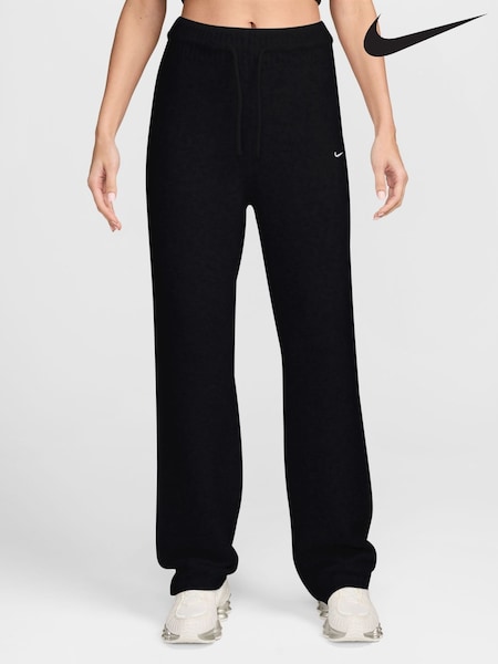 Black Heather - Nike Sportswear Mid Rise Knit Joggers