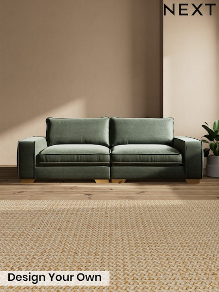 Luxe Chenille/Mid Green - Novella Deep Relaxed Sit