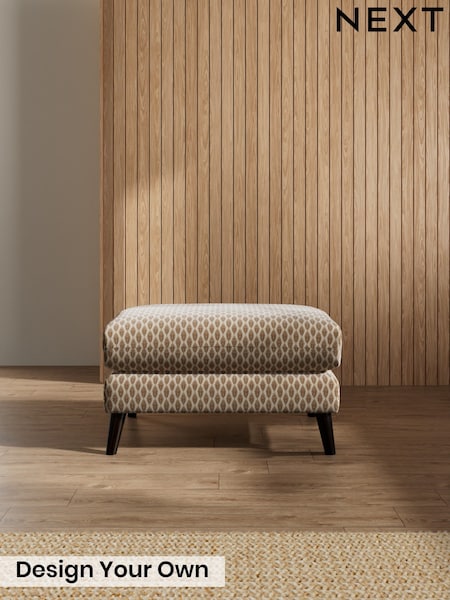 Relaxed Linen Look Print/Fern Leaf Honey Yellow - Orlo