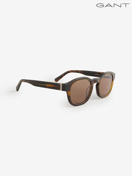 Brown - Regular Gant Acetate Sunglasses