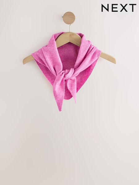 Bright Pink - Small Triangle Scarf