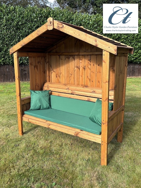 Charles Taylor 3 Seater Imperial Garden Arbour And Bench
