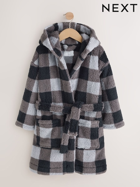 Grey Checkerboard - Robe (1.5-16yrs)