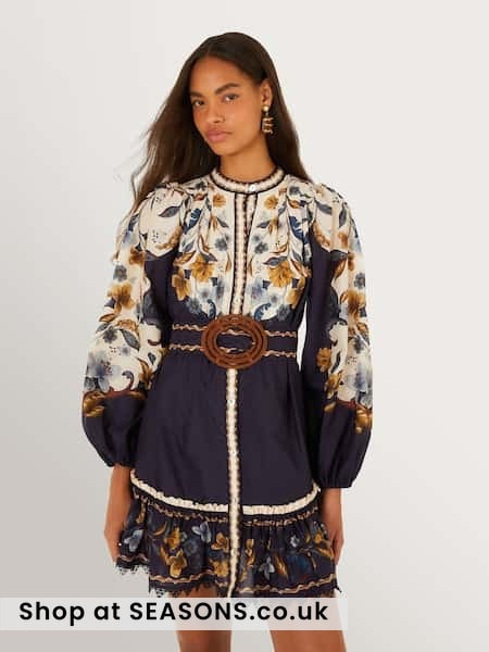 Blue - Farm Rio Mini Dress