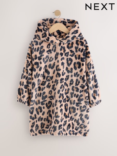 Animal Print - Fleece Hooded Blanket (3-16yrs)