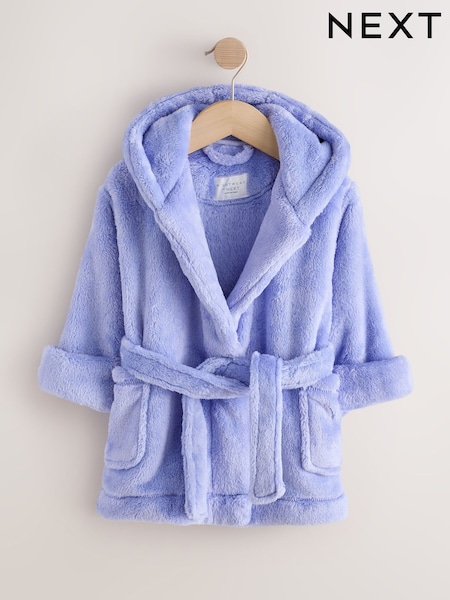 Blue - Soft Touch Fleece Dressing Gown (9mths-16yrs)