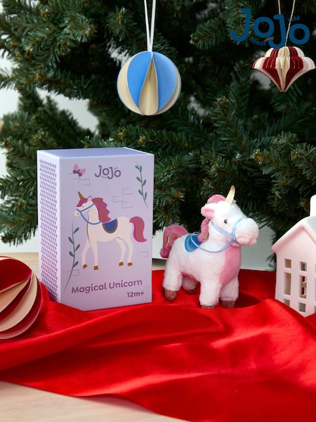 Jojo Maman Bébé Unicorn Matchbox Soft Toy