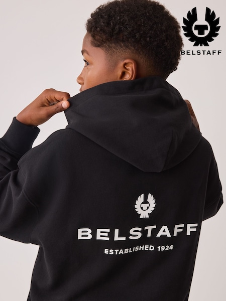 Black - Belstaff Established Series Hoodie