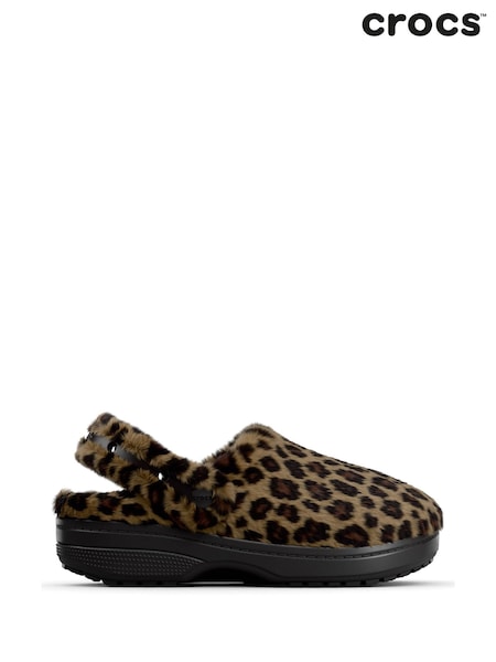 Brown - Crocs Classic Unforgetable Animal Clog Slippers