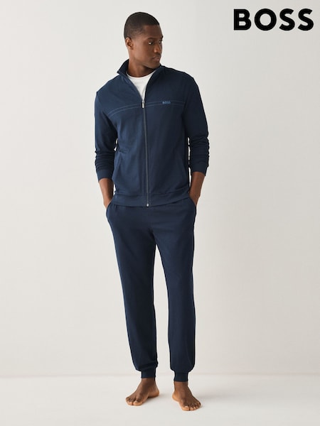 Navy - Regular Boss Regular Fit Logo Tracksuit